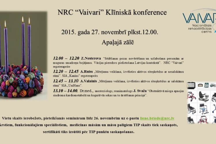 Klīniskā konference 27.11.2015