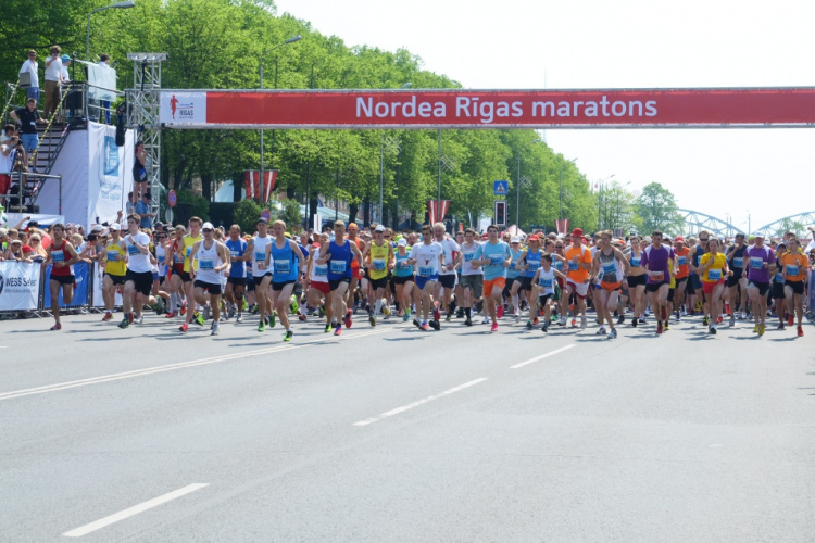 NRC Vaivari piedalījās Nordea Rīgas maratonā